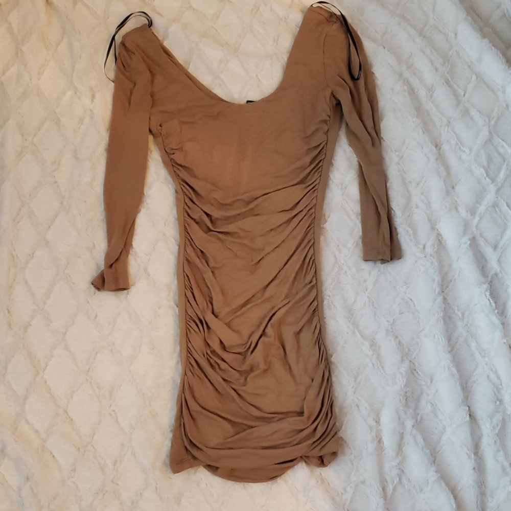 Super cute gold dress!